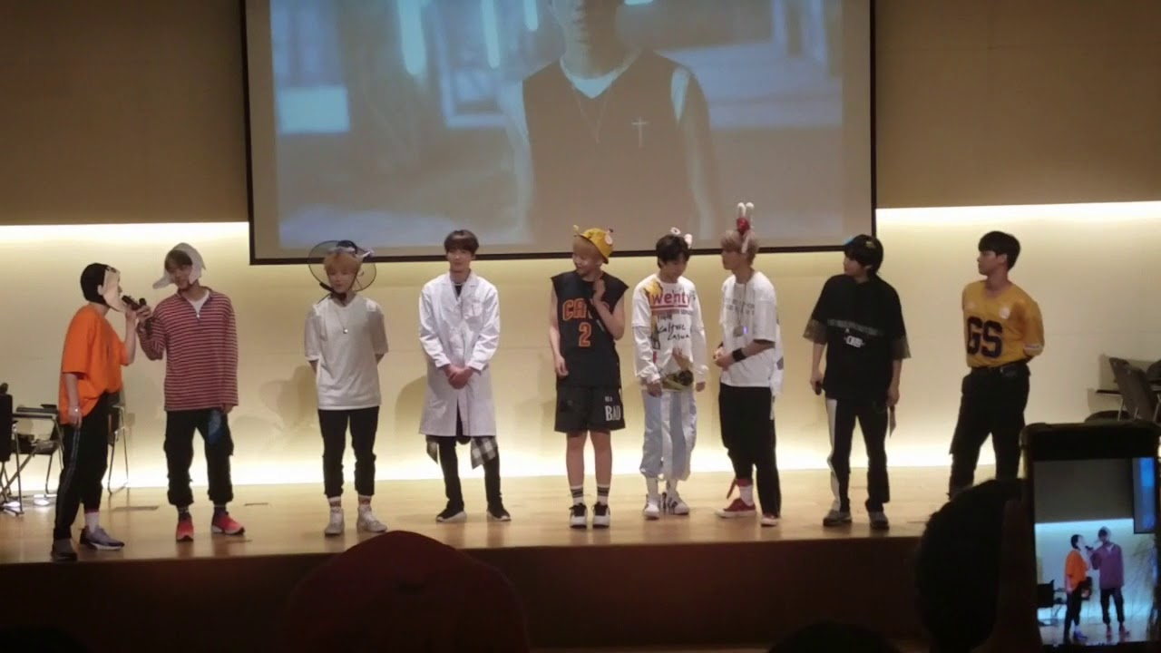 180728 UNB Fansign Ending Part 1