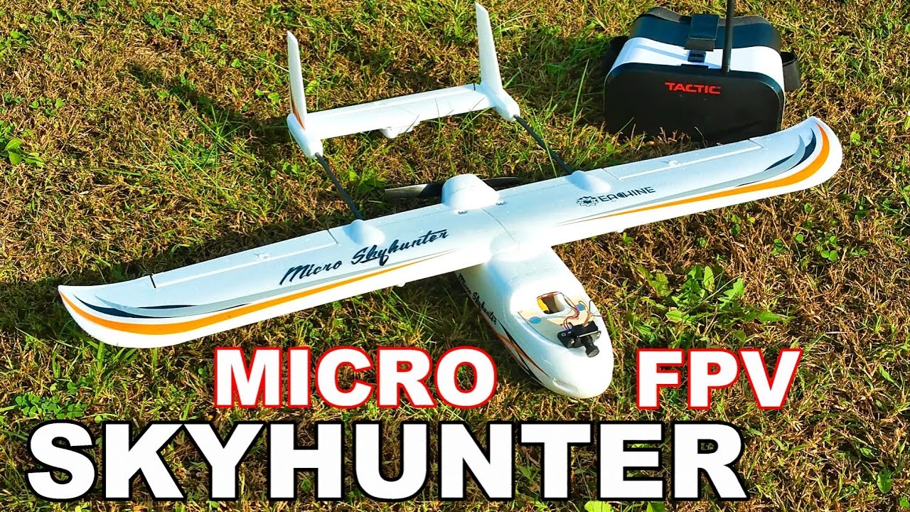 Eachine Micro SkyHunter Fixed Wing FPV Under $100! Review - TheRcSaylors