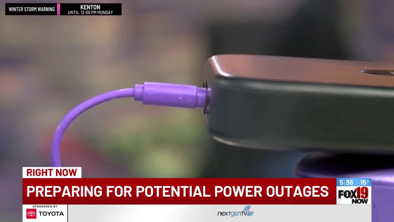 Preparing for potential power outages