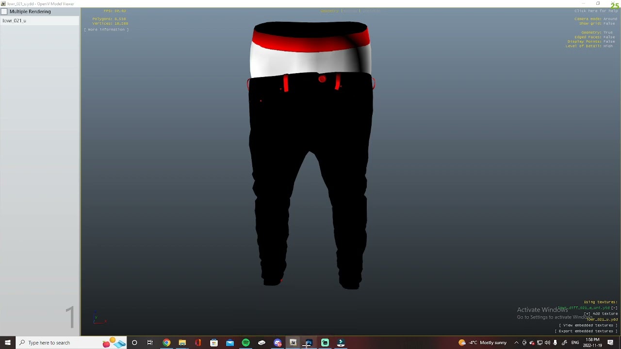 How to make a  Saggy Pants FiveM with templates