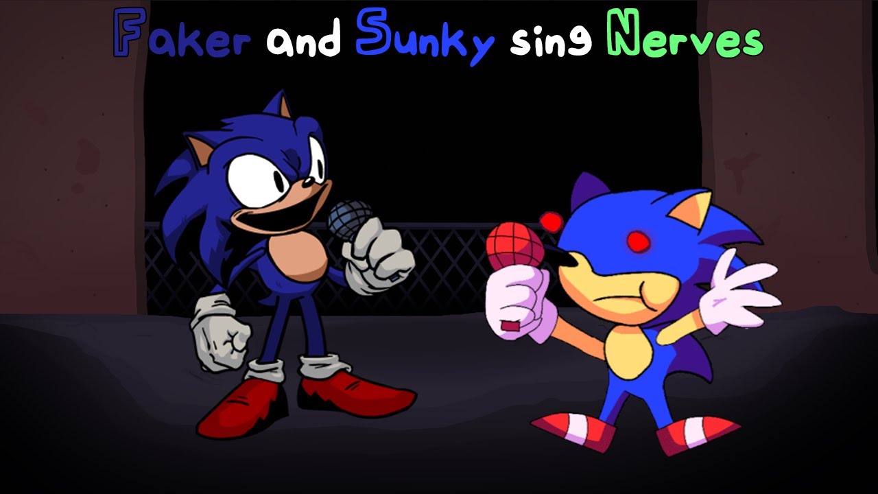 Nerves but it's a Faker and Sunky cover (FNF VS Garcello cover)