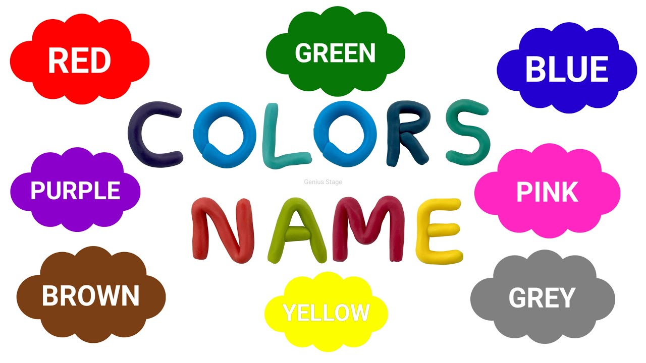 Kindergarten Learning Colors Name | Nursery Rhymes & Learn Colors
