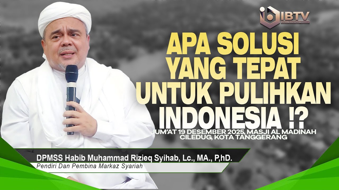 FULL CERAMAH IB-HRS DI MASJID AL MADINAH CBD, CILEDUG, KOTA TANGGERANG
