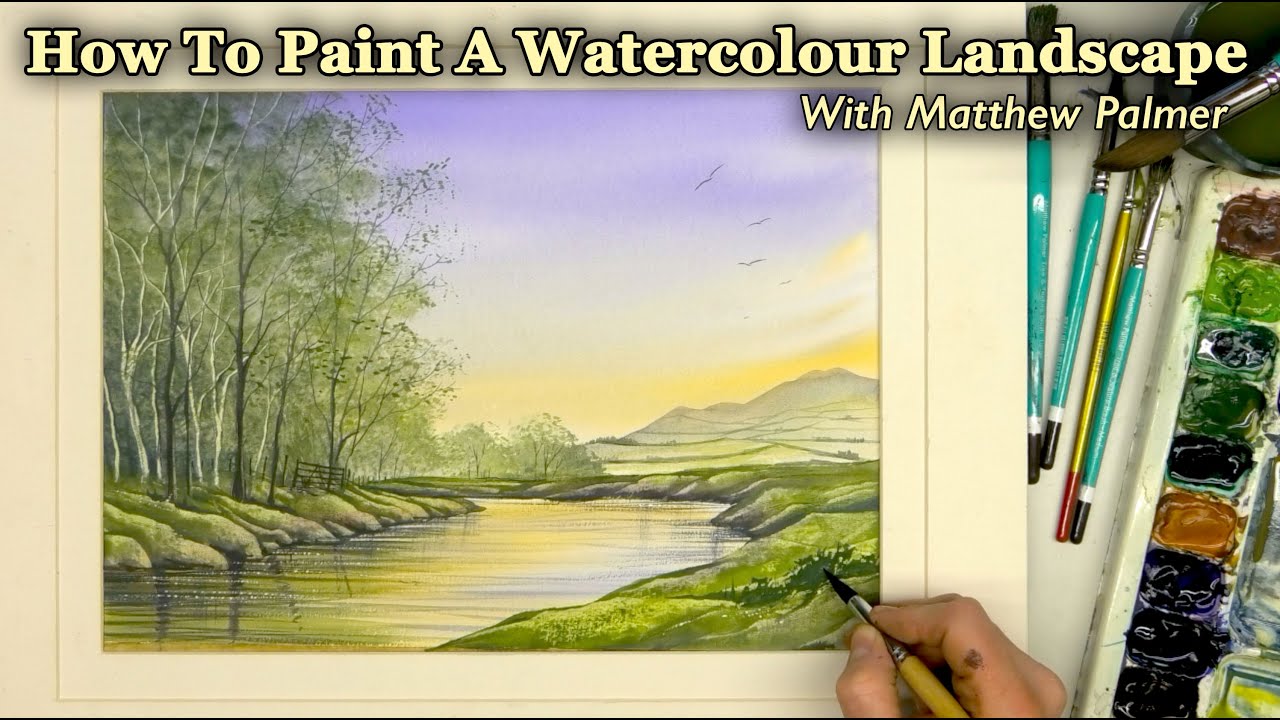 How To Paint A Watercolour Landscape