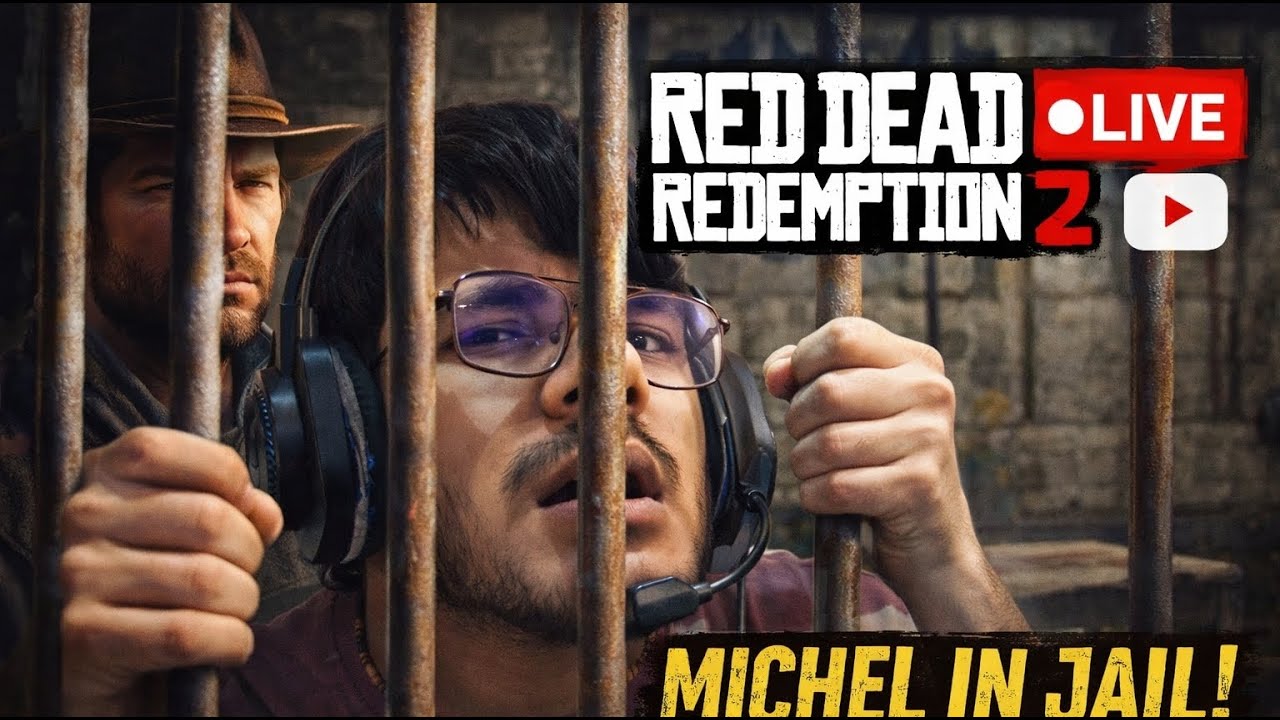 MICHEL ARRESTED?! 😱 RDR2 JAIL ESCAPE LIVE 🔴