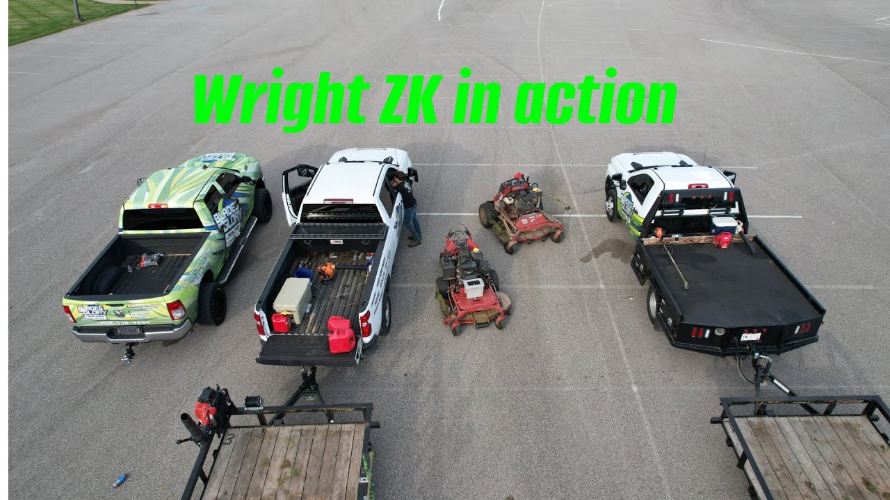 Mowing Vlog Wright ZK POV