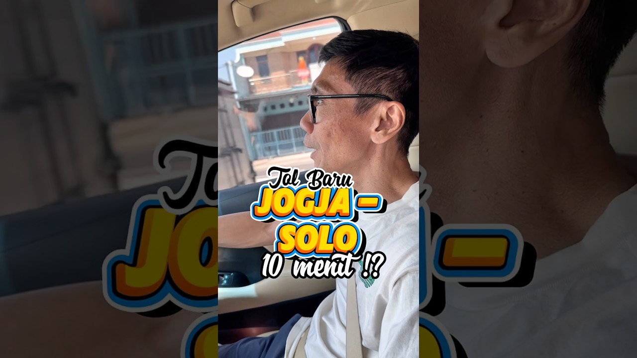 Tol Baru Jogja - Solo cuman 10 menit ?!