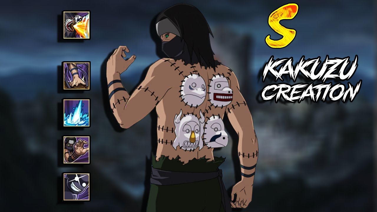 Naruto Online Mobile - Kakuzu Akatsuki Creation Gameplay