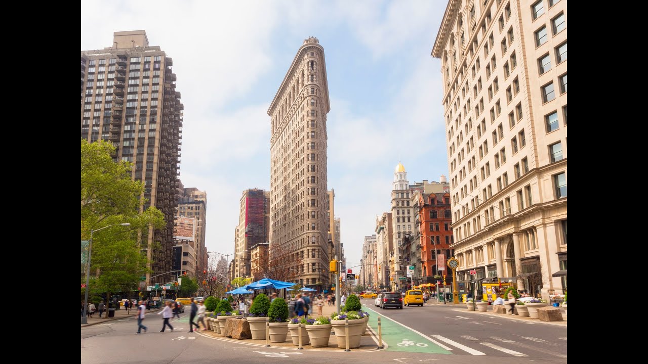 Flatiron Building in New York, On the location of movie