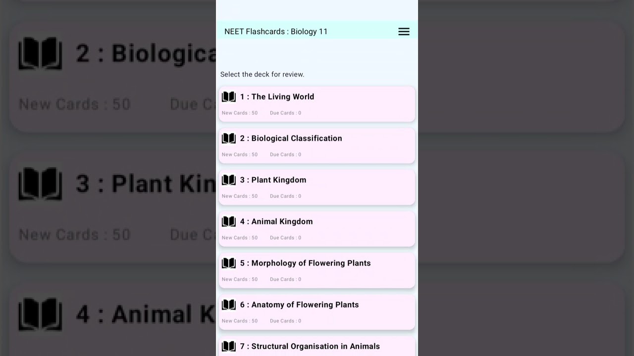 Neet Flashcards Tutorial