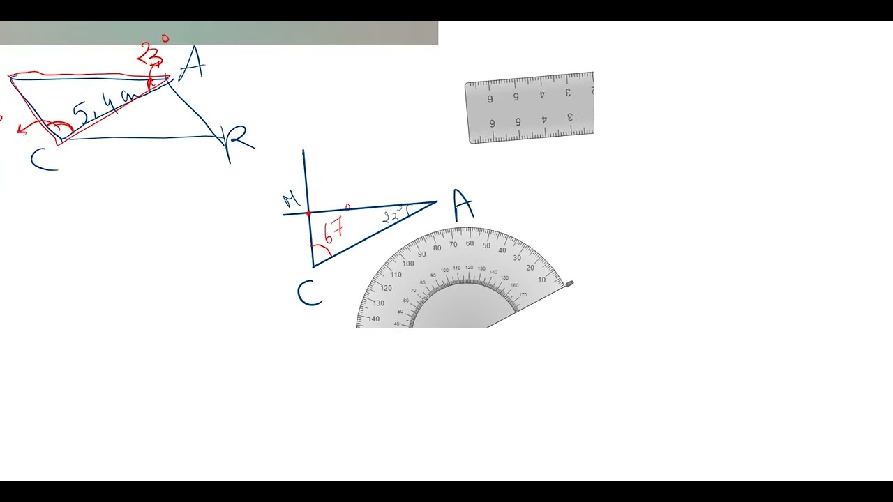 Tracer un parallélogramme à l'aide d'une diagonale et 2 angles