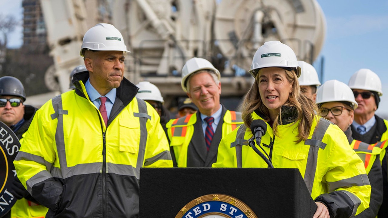 Giving an update on the Gateway Tunnel project. WATCH LIVE: