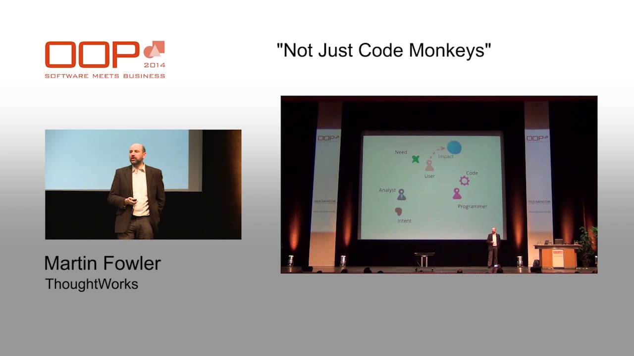 Martin Fowler @ OOP2014 "Not Just Code Monkeys"