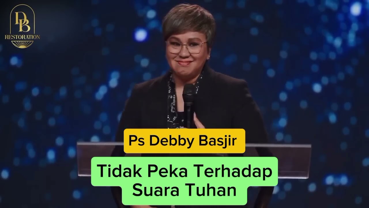 Tidak Peka Terhadap Suara TUHAN #khotbahkristen, #debbybasjir, #renungan