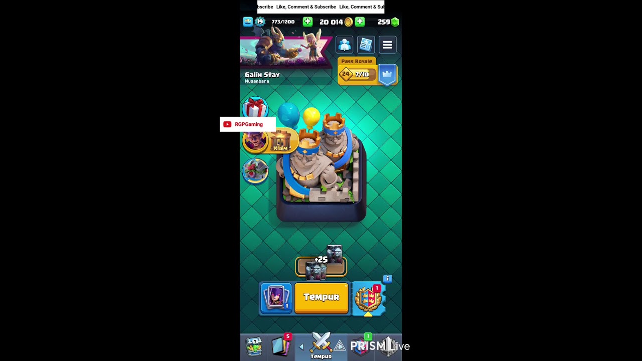 Live Clash Royale Nostalgia sebelum Jum'atan