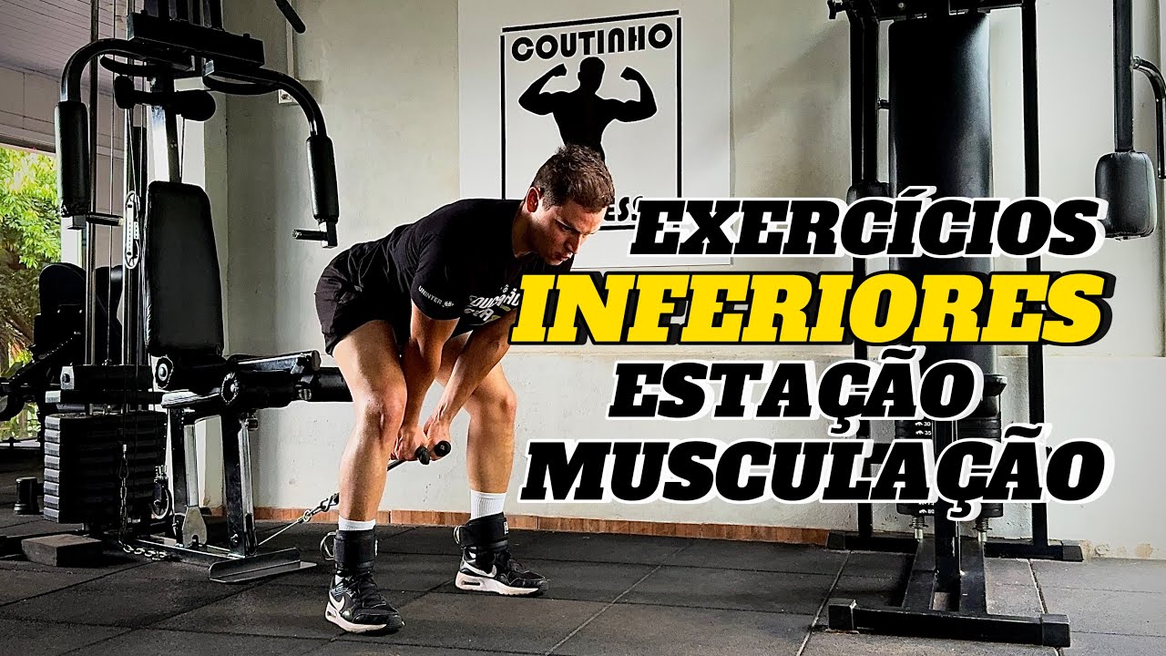 Exercícios INFERIORES na Estação de Musculação