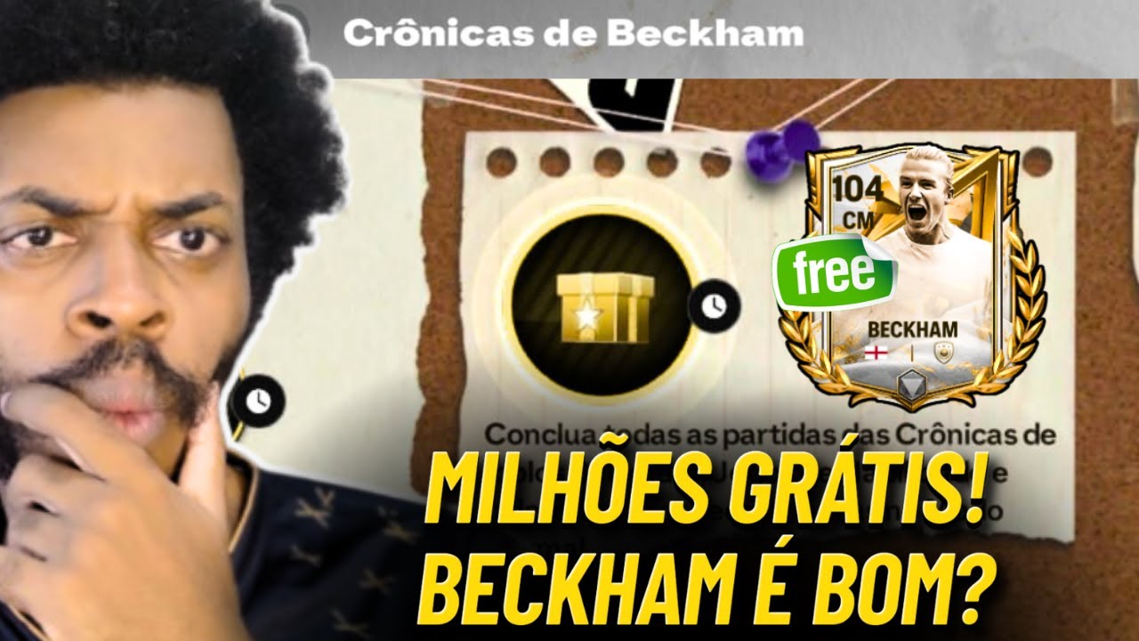 COMPENSOU JOGAR A CR&Ocirc;NICA DE BECKHAM? - FC MOBILE