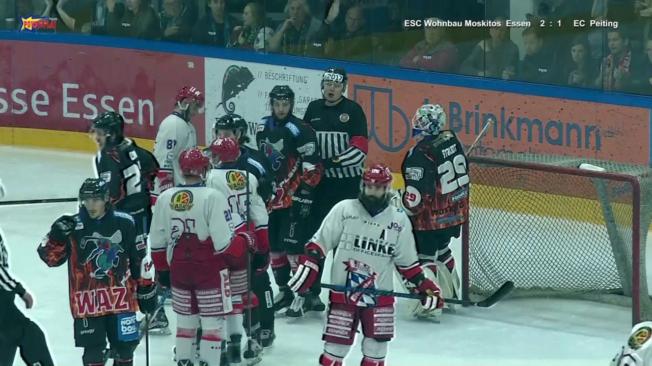 OL Nord Süd Playoff SP3 ESC Wohnbau Moskitos Essen vs EC Peiting 4 4 2017
