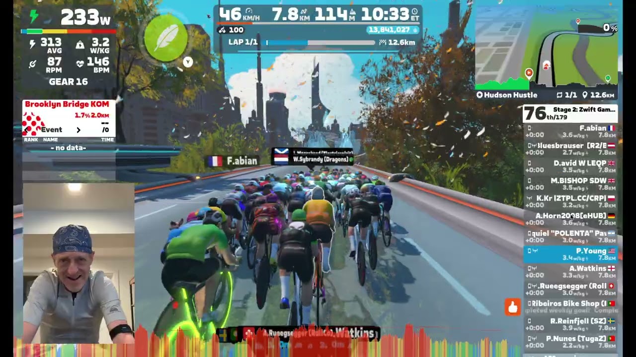 Stage 2: Zwift Games: Hudson Hustle (570-725)