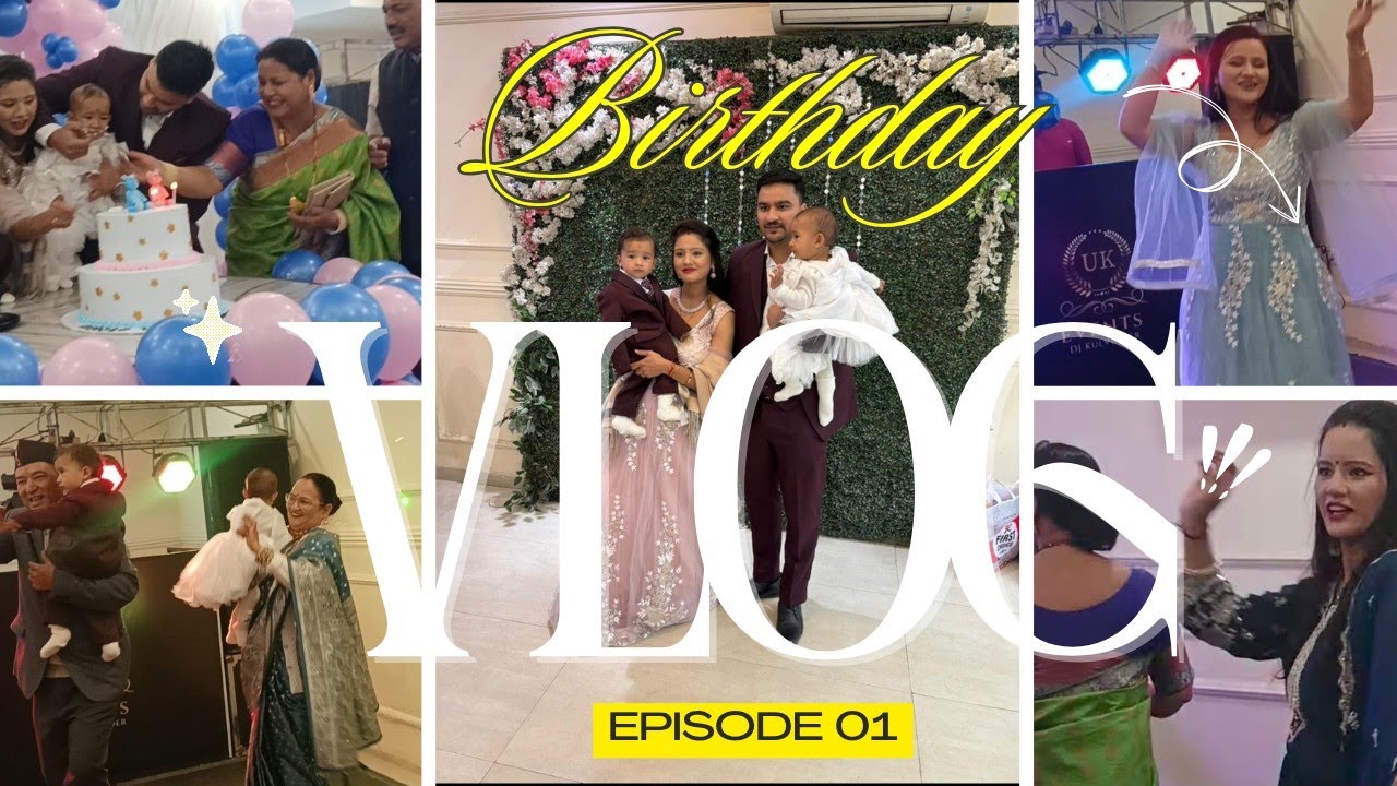 #vlog207 First Birthday Celebration 🎊🎊|| Tai Aur Tauji Ka surprise Dance Performance 🎉. @sgvlogs14 