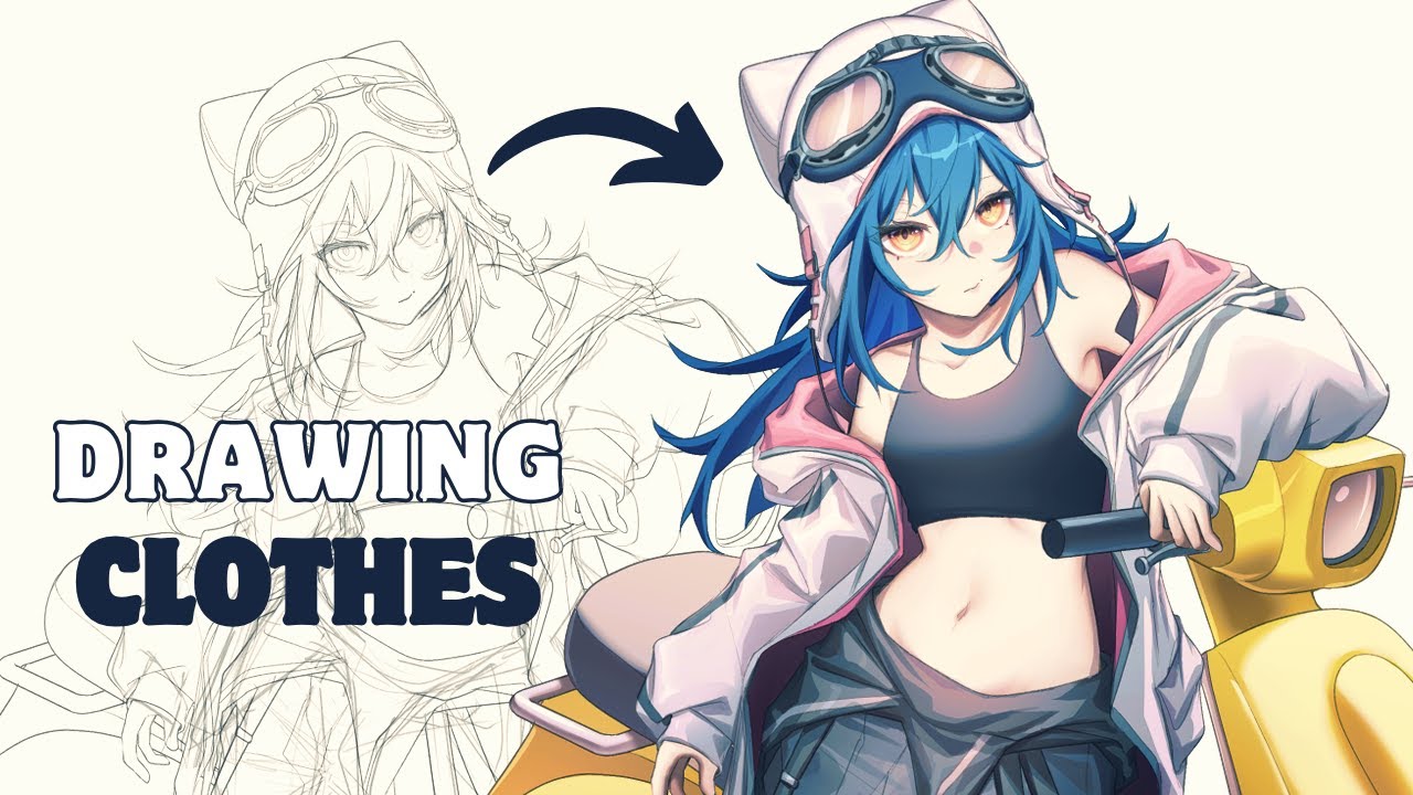 how I draw clothes ✦ tutorial 【CLIP STUDIO PAINT】