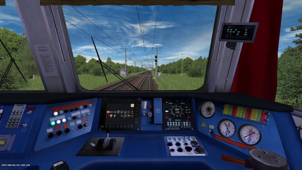 Один день Горьковского направления МЖД в Trainz 2012