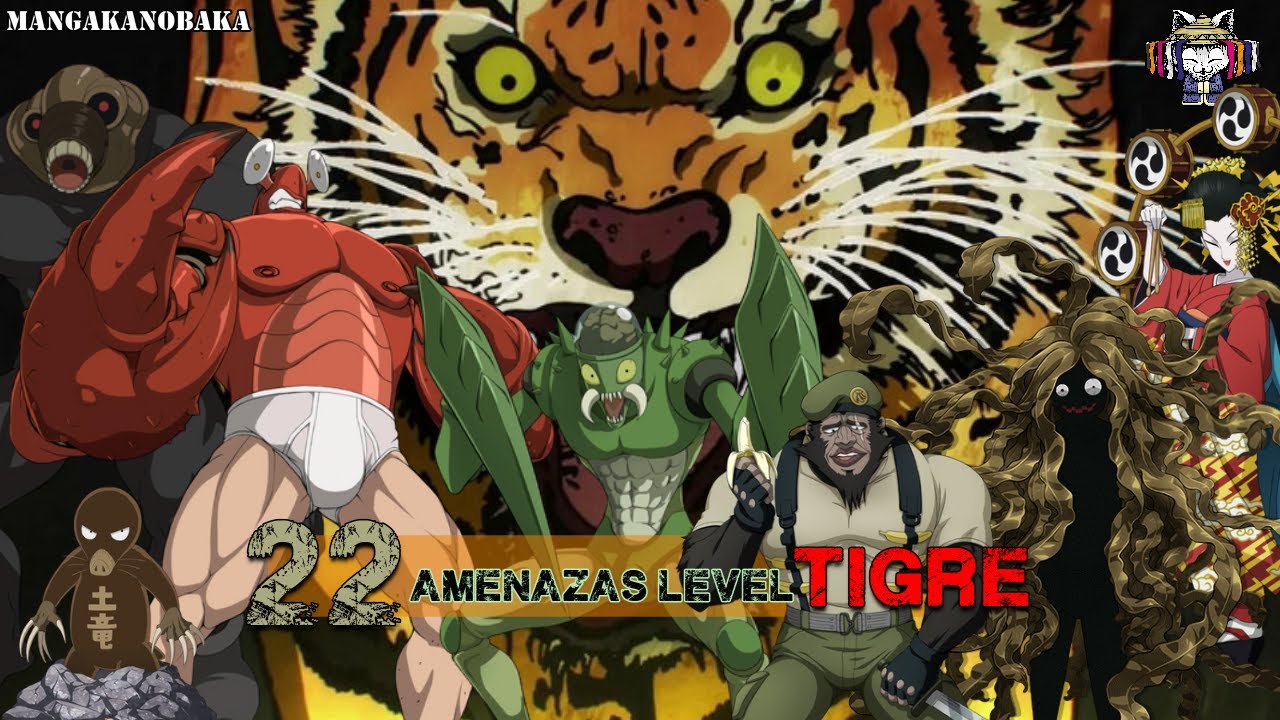 TODAS las AMENAZAS nivel TIGRE de ONE PUNCH MAN