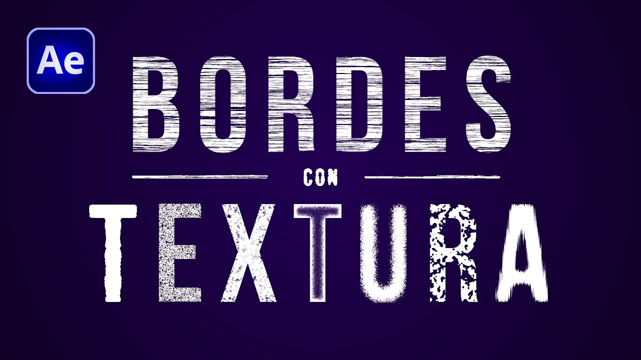 ✏️ Animar TRAZO y BORDES con TEXTURA en After Effects - Trazos Imperfectos efecto dibujo