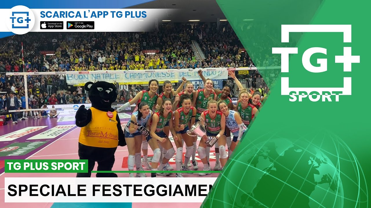 Speciale festa mondiale Imoco Volley al Palaverde - TG Plus SPORT Treviso