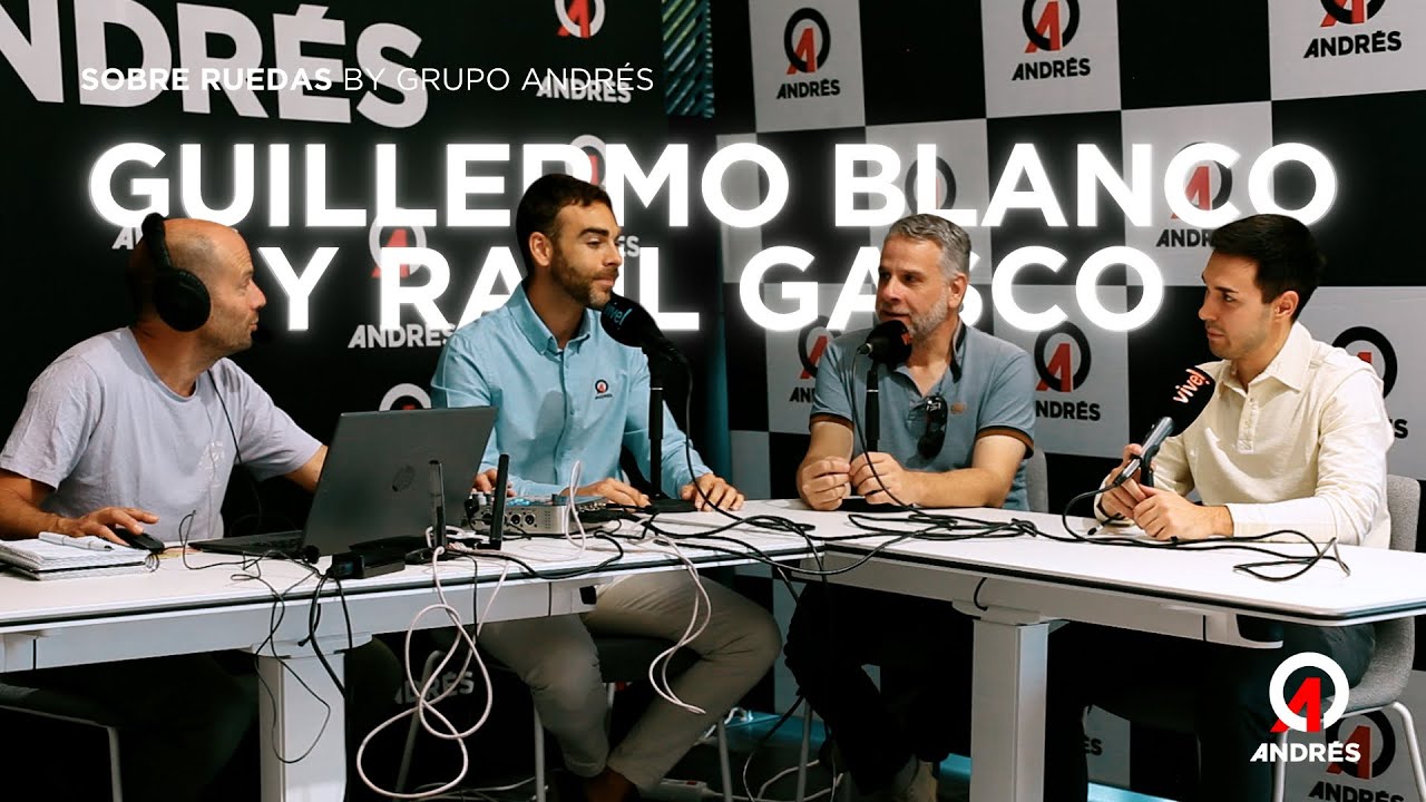 Guillermo Blanco y Raúl Gasco de Vive Radio en Grupo Andrés 'Sobre Ruedas'