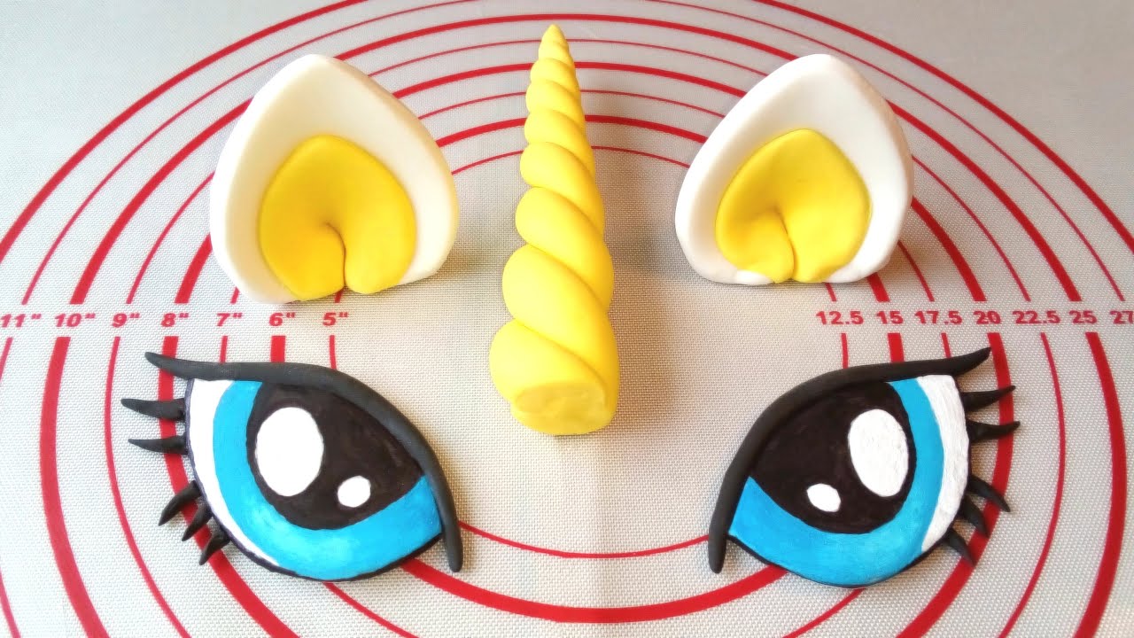 Декор для тортика Единорожка. /Decor for cake Unicorn.