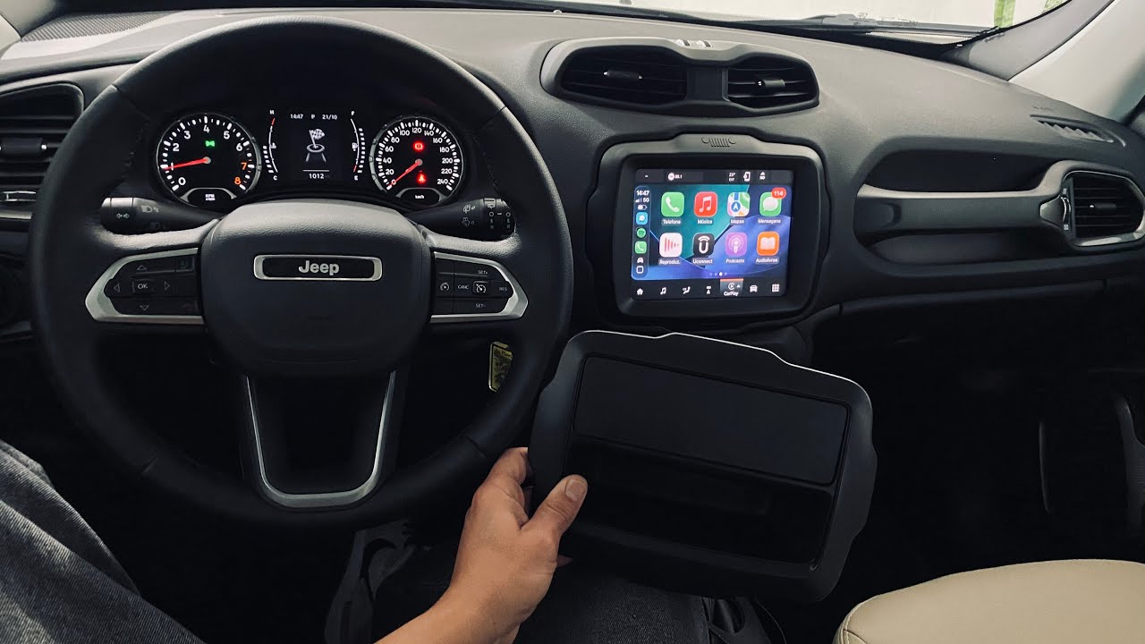Jeep Renegade PCD 2026 com central multim&iacute;dia instalado no sistema original @mssoundosasco 