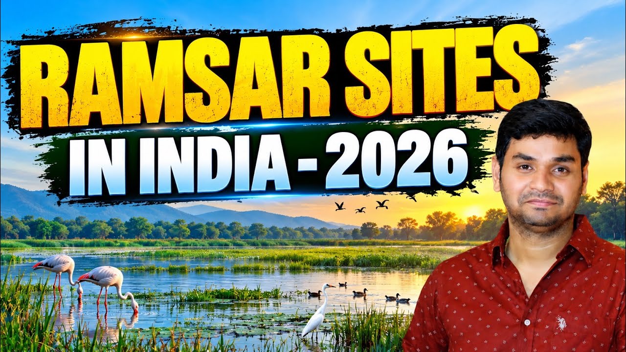 RAMSAR SITES IN INDIA 2026