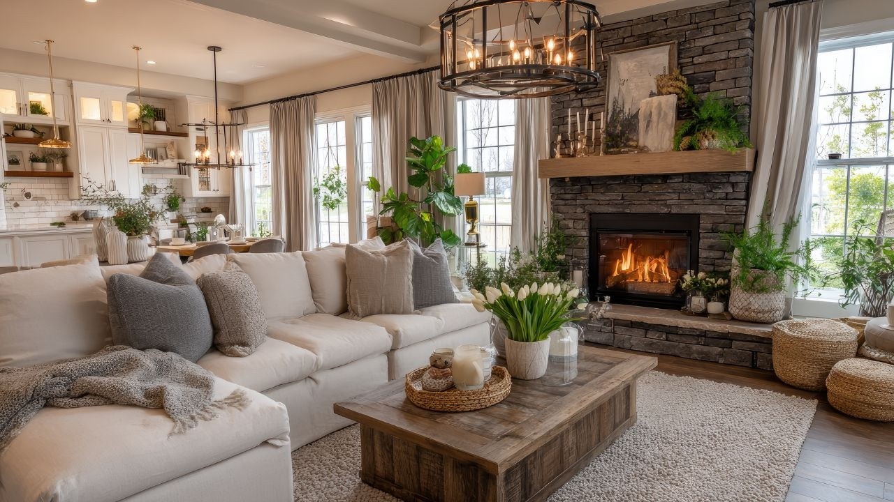 Весенний загородный дом, о котором все мечтают 🌷 | В деревенском стиле, уютный и неподвластный вр...