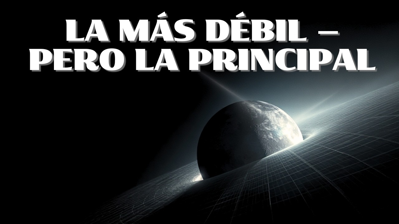 Gravedad: la fuerza más débil que gobierna el universo