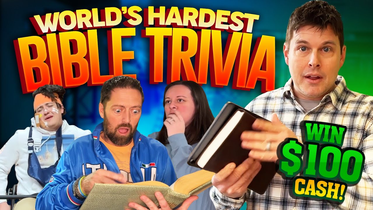 The World's Hardest Bible Trivia | Winner Gets 100 Dollars!