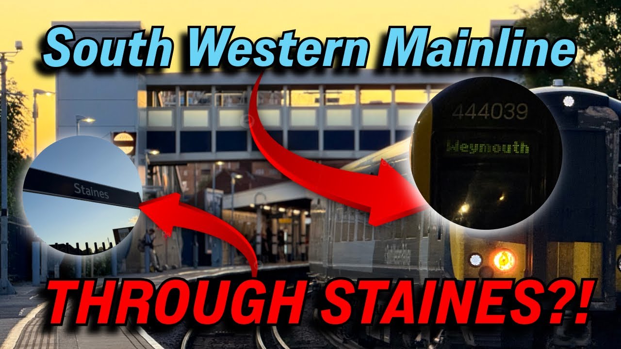 RARE SWR Diversion through STAINES!