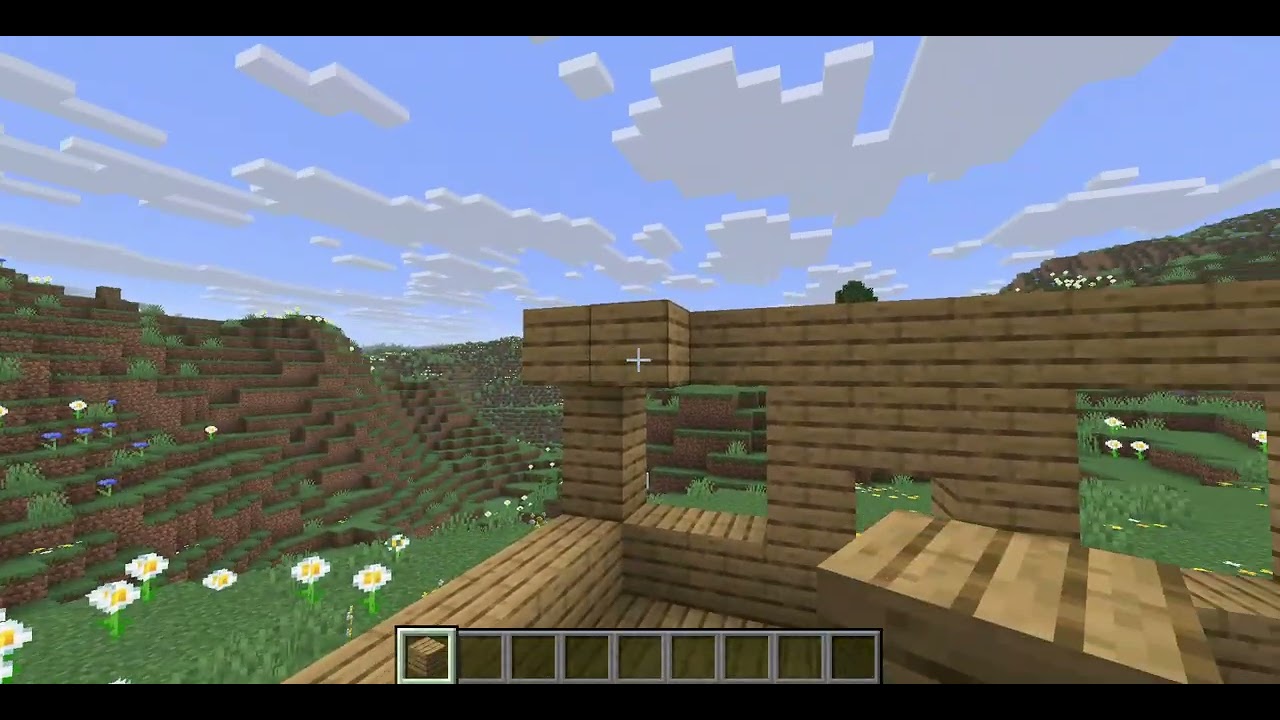 BUILDING A HOUSE IN MINECRAFT!