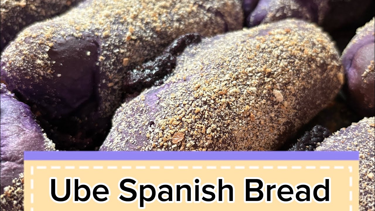 Ube Spanish Bread