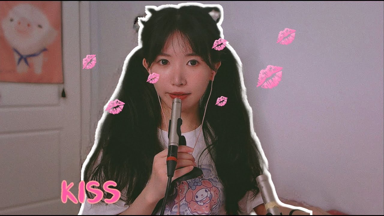 ASMR 貼耳溫熱親親 耳邊嘬嘬嘬 呼吸音 KISS Sounds, Ear Breathing