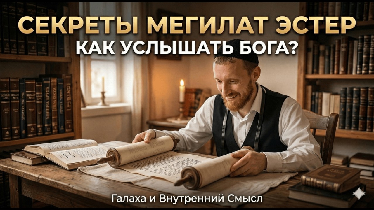 📜 Секреты Мегилат Эстер: Как услышать голос Творца в тишине?