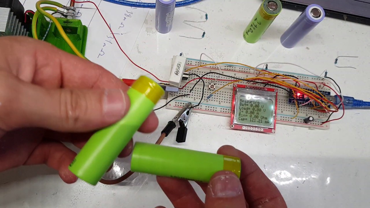 Battery capacity + innenwiederstand  messen