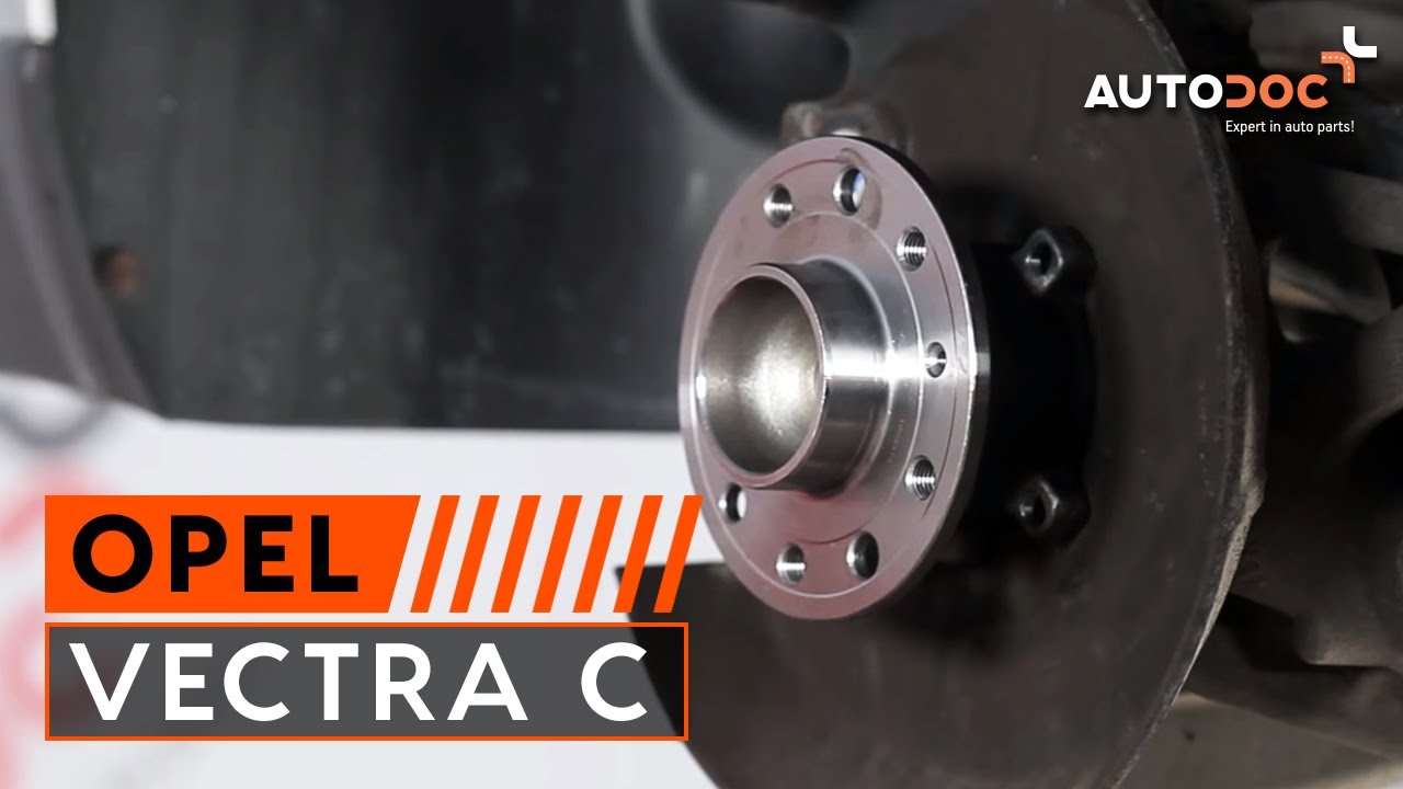 How to change rear wheel bearing on OPEL VECTRA C TUTORIAL | AUTODOC