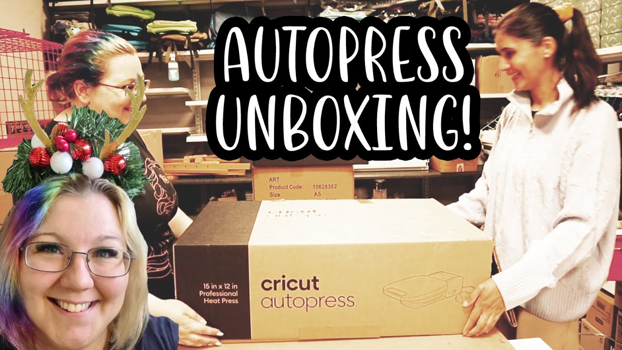 Unboxing the Cricut Autopress | Vlogmas Day 12