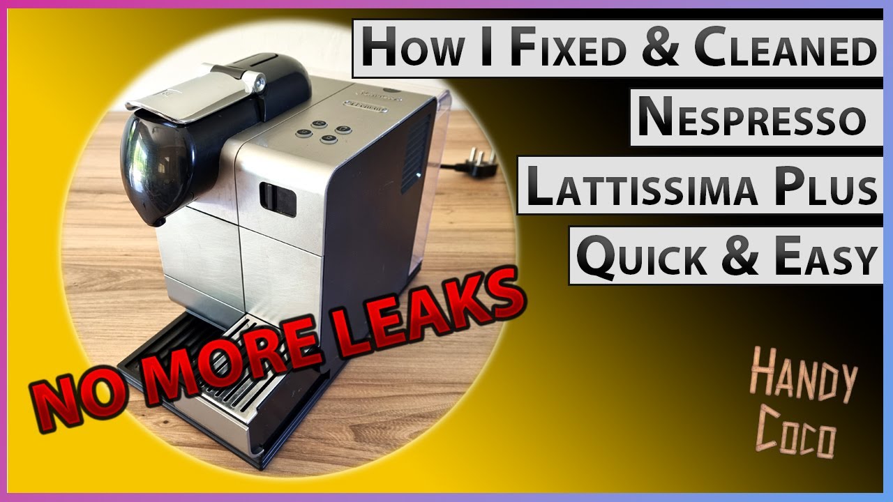 Решите свой кофейный кризис! Ремонт протекающей кофемашины Nespresso Lattissima Plus