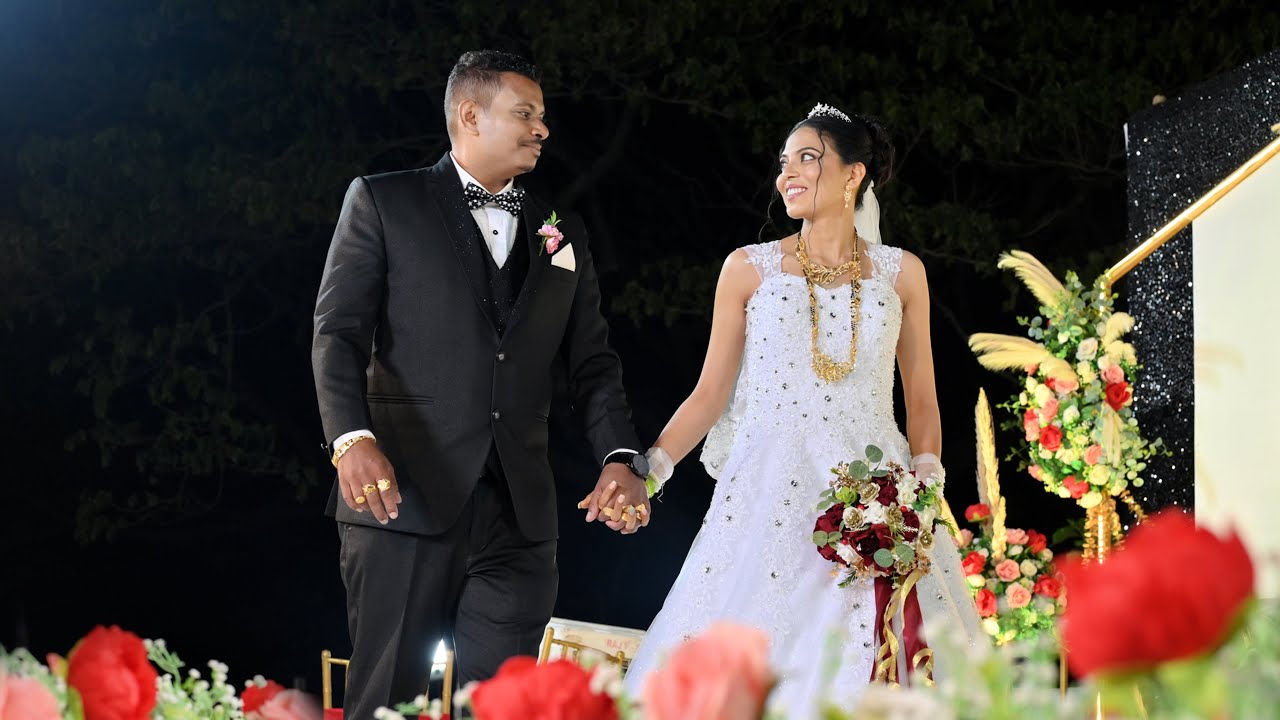 Vivian ❤️  Bhavika  | East Indian Catholic Wedding Reception Ceremony | Lourdes Mary Studio
