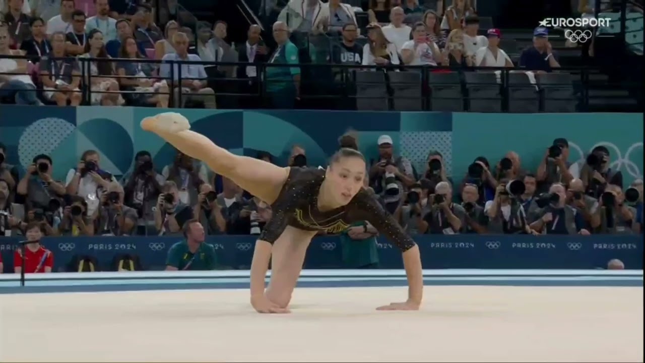 Kaylia Nemour Floor All Around 2024 Olympics