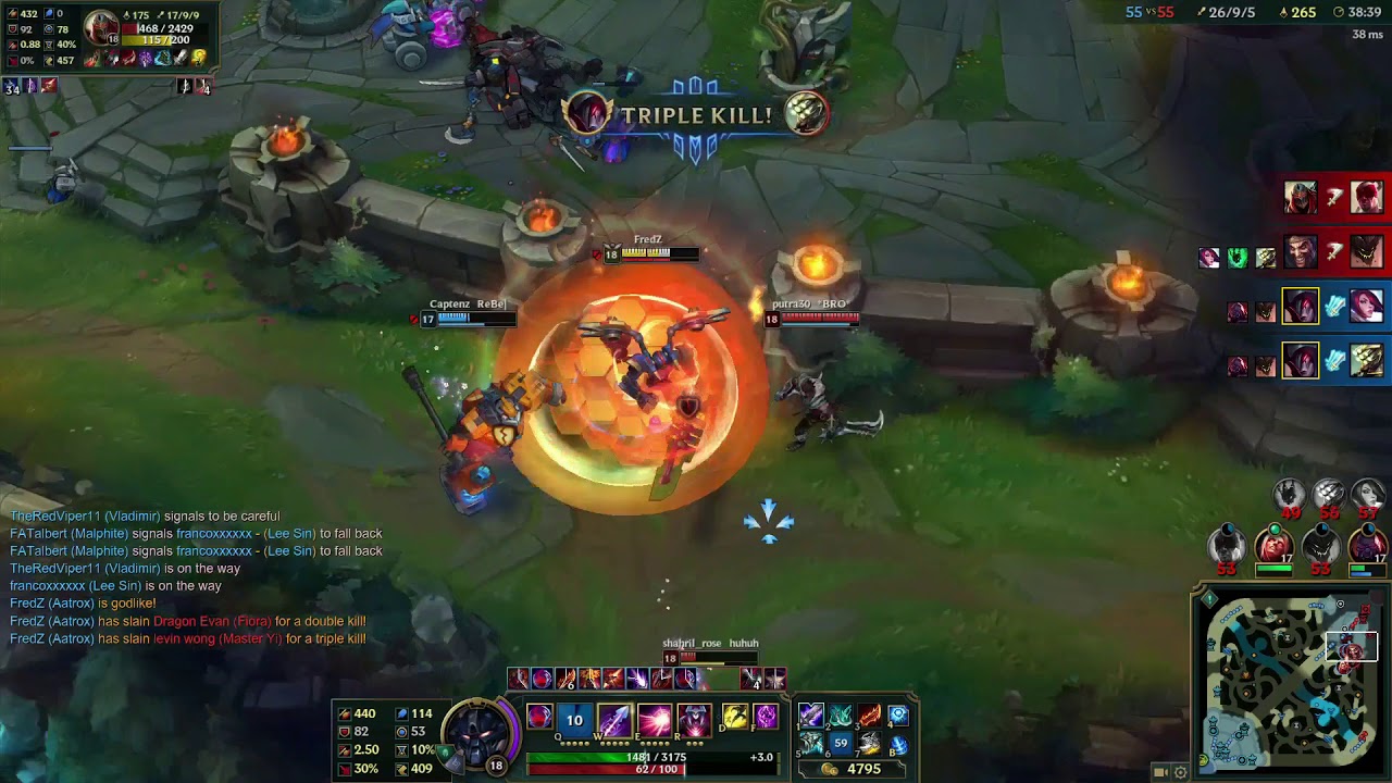 Aatrox Lethal Tempo vs Aatrox Conqueror MONTAGE!!!