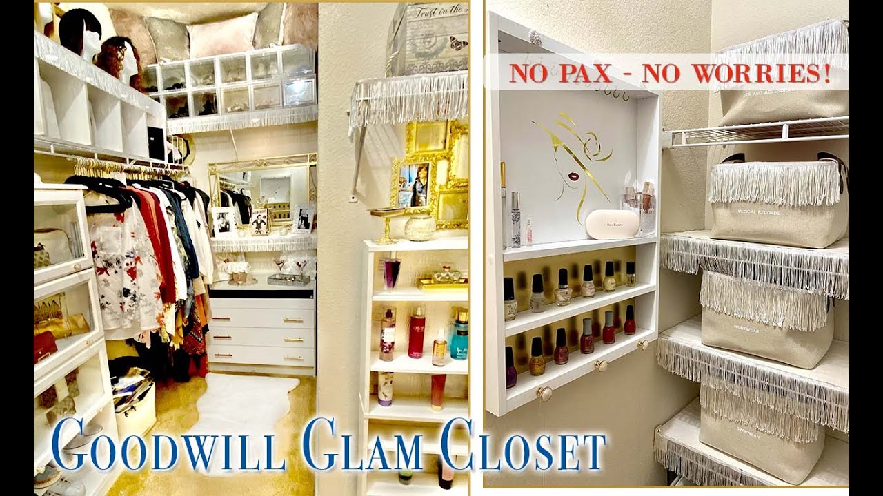 DIY Glam Closet Tour 2021 - Affordable Alternative To Pax | MOOREGIRL
