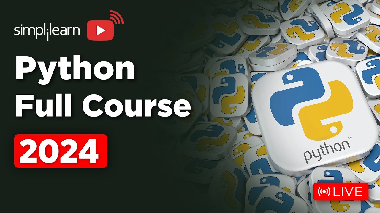 🔥 Python Full Course | Python Programming Training On 🔴LIVE | Python | 2026 | Simplilearn